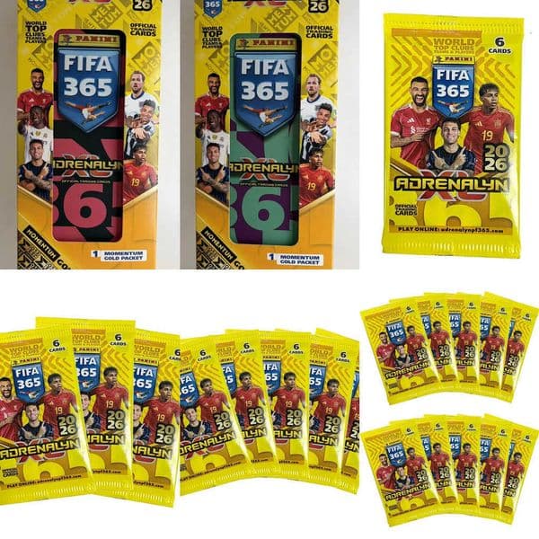 PANINI 2026 6PCS/BACK 365 Bellingham Mbappe Ronaldo Messi Neymar Yamal Laser Signature Collectible Card Soccer birthday gift Y260526