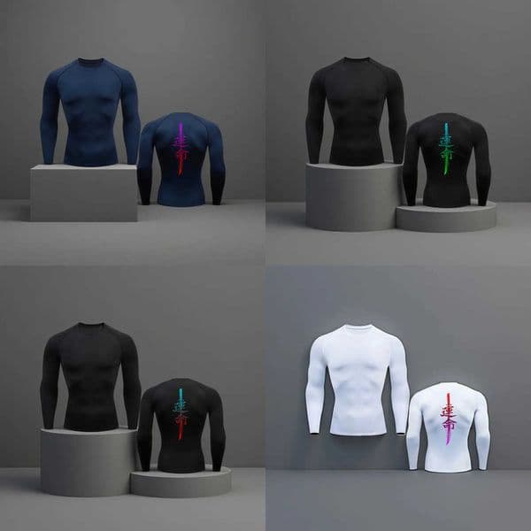 Gym Workout Men Long Sleeve T-Shirt Ultra Thin High Elastic Quick Dry Breathable Sports Clothes X260527