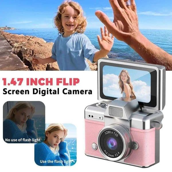 1080P Vintage Thumb Mini - Portable Student Children Camera HD Video Recording Pocket-Sized Outdoor Travel Capture Tool J260527