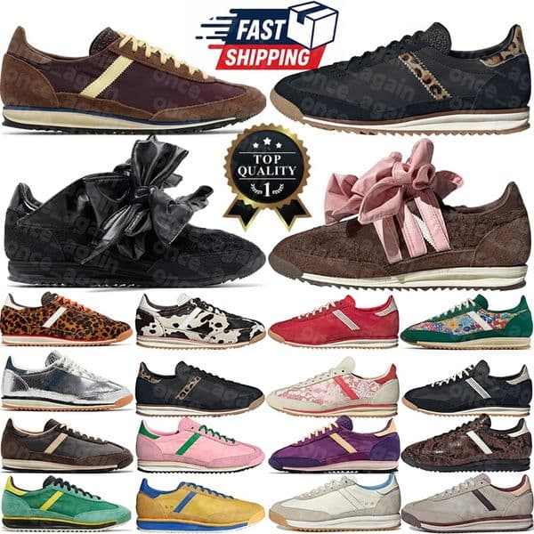 Vintage SL72 Retro Casual Sneakers Classic Running Shoes Low Top Breathable Suede Outdoor Sports Shoes Men Women