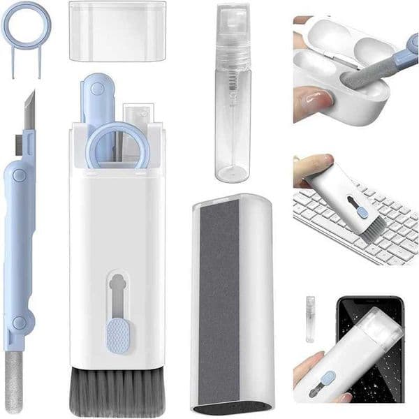 7 In 1 Computer Keyboard Cleaner Brush Kit Earphones Cleaning Pen For Headset Keyboard Cleaning Tools Cleaner Keycap Puller Kit Z260527