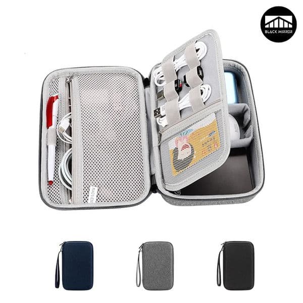 Large Capacity Travel Electronics Accessories Organizer Tablet Hard Disk Cable Portable Storage Bag EVA Duricrust Airbag 260527