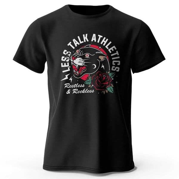 Mens Less Talk Athletics Printed T-Shirt 100 Cotton Harajuku Oversized Funny Graphic Ts for Men Women Summer Tops D260527