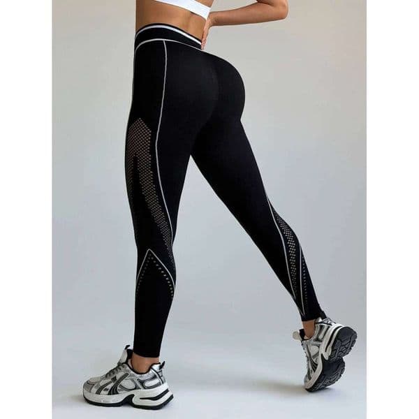 Women's Seamless Yoga High-Waisted Leggings Running Sports Fitness Pants 26L0527