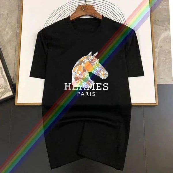 Men's T Shirts Shirt In Short Sleeves Tees Graphic Printing Luxury Brand High Street Style T-shirt Vintage Versatile Y2K Top Clothing