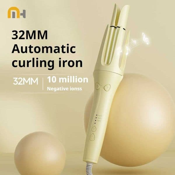 Automatic Hair Curler 32MM Auto Rotating Ceramic Hair Roller Professional Curling Iron Curling Wand Hair Waver L260526