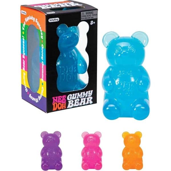 Cute Bear Nee Doh Maltose Squeeze Dough Colorful Sensory Toy Creative New Item Desk Decoration Stress Relief Doll S 26L0527