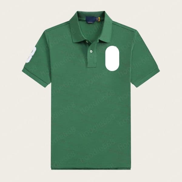 Designer polo hoodie high quality men Tshirt striped lapel short sleeve classic casual mens polo shirt fashion clothing polo hoodie sweatshirt men tracksuits green