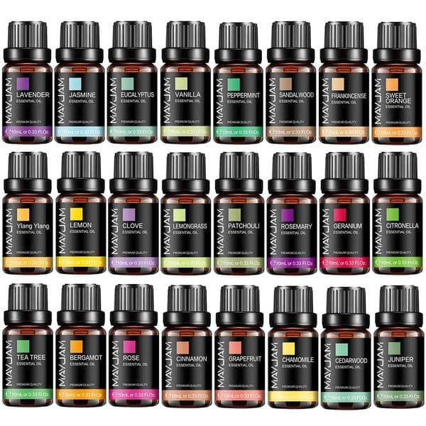 MAYJAM 10ml Essential Oils For Humidifier Diffuser Scented Candle Handmade Soap Air Freshener Lavender Peppermint LemonR260527