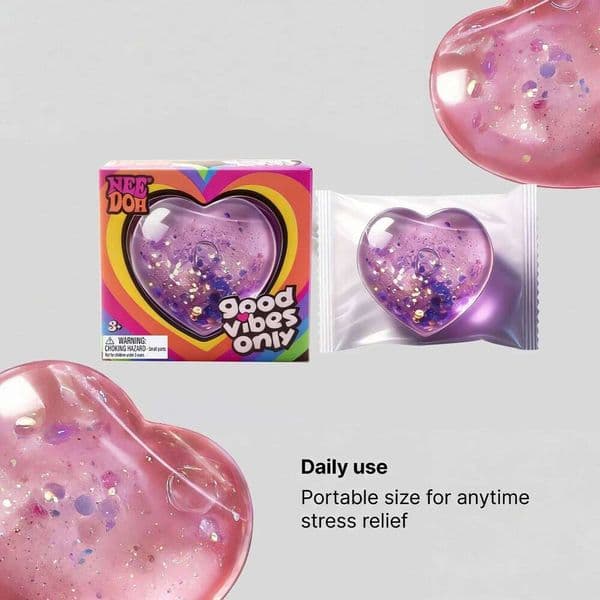 NeeDoh Squishy is portable toy with a soft comfortable touch, no stickiness, quick rebound, cute and compact palm size 26L0527