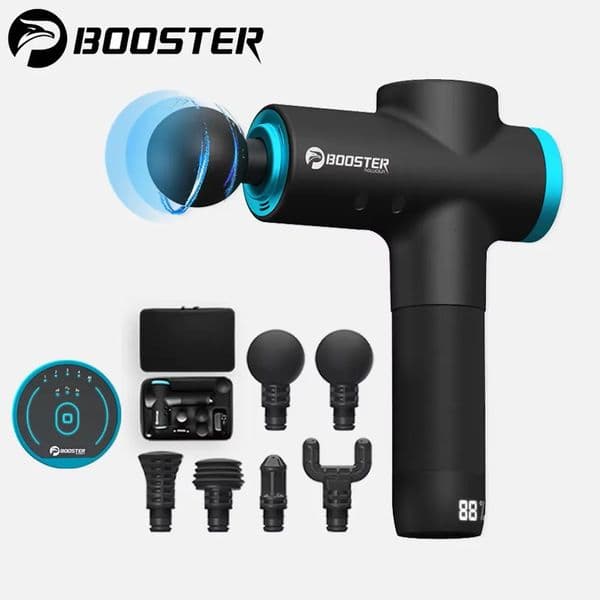 BOOSTER M212V LCD Display Massage Gun Professional Deep Muscle Massager Body Relaxation Fascial Fitness 260527