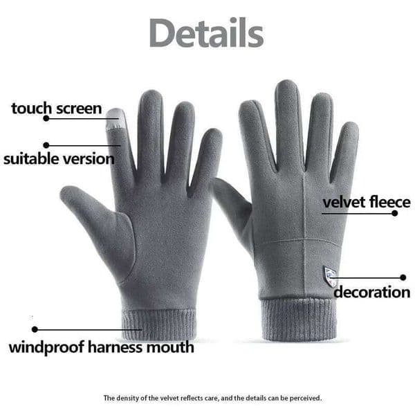 Winter Warm Full Fingers Waterproof Wind proof Cycling Outdoor Sports Running Motorcycle Ski Touch Screen Fleece Gloves S260526