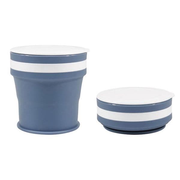 350ml/12oz Collapsible Travel Cup Reusable Folding Silicone Coffee Camping Hiking Cups Hot Cold Drinks Foldable Coffee Mug HW0064