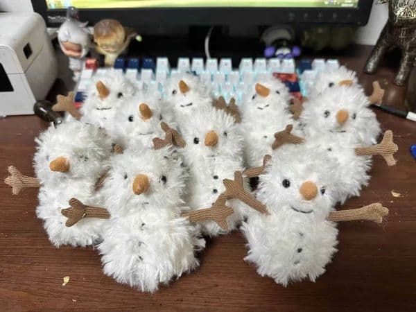 JC Creative Weather Plush Toys Sun Cloud Snowflake Raindrop Soft Stuffed Cartoon Doll Pendant for Kids Festival Decor Gift C260527