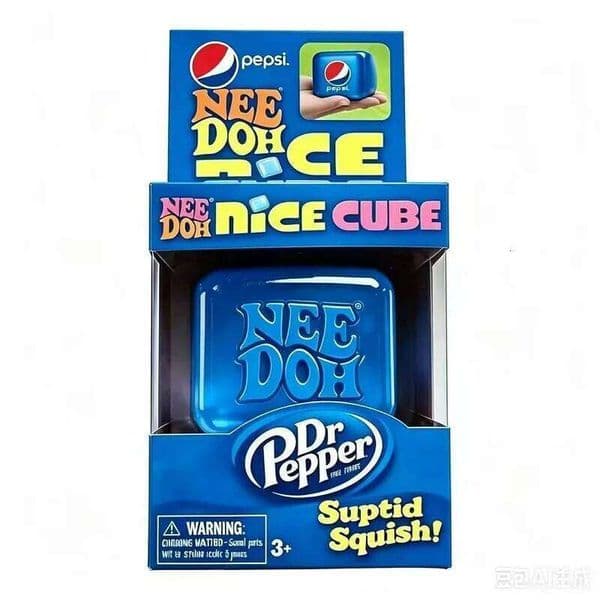Schyling Needoh Nice Fidget Toy Adults Kids, Desktop Sensory Cube for Anxiety Relief and Focus Enhancement 26Li0527
