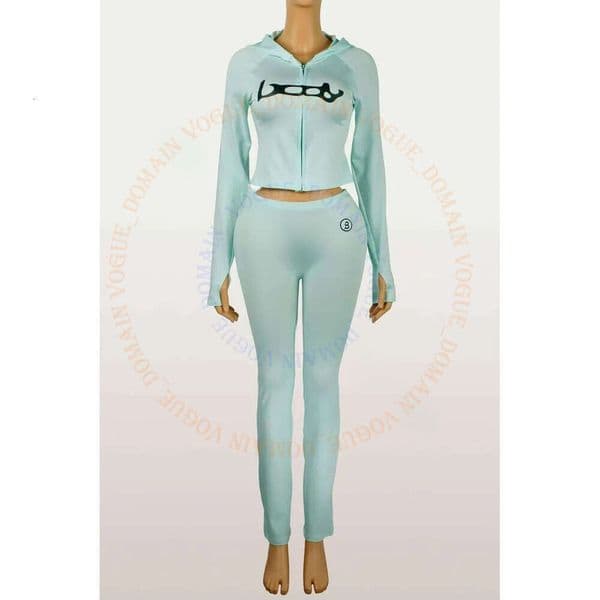 By Rayven Snatched Body Womens Casual Short Sports Workout Set With Zip Up Jacket Leggings Elastic Quick Drying Breathable Gym Tracksuits Fashion 2f2