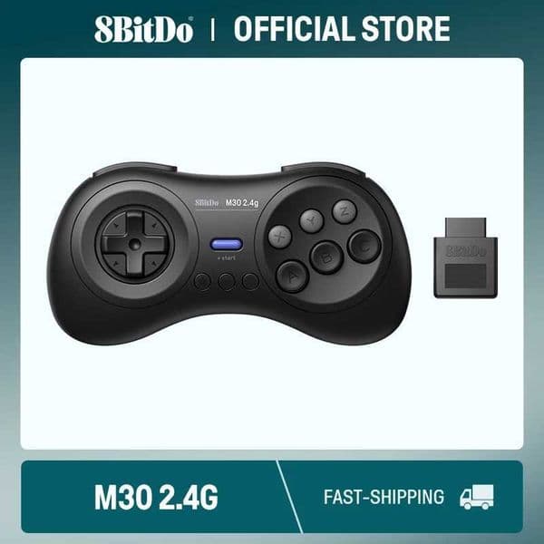 8BitDo M30 24G Wireless Gamepad for the Sega Genesis and Sega Mega Drive - Sega Genesis Z260526