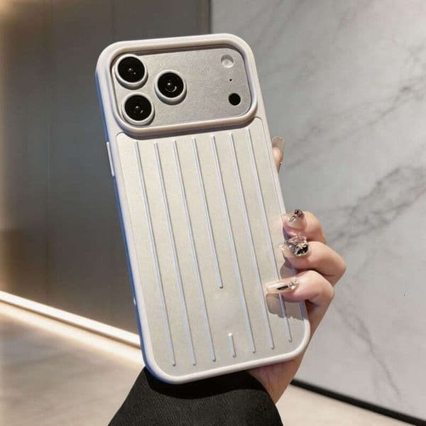 Rimowaiphone Case Designer RIM Phone Case Fashion Aluminum Magnesium Alloy Luggage Phone Case Suitable For 14 15 16 17 Anti Drop Protective Case