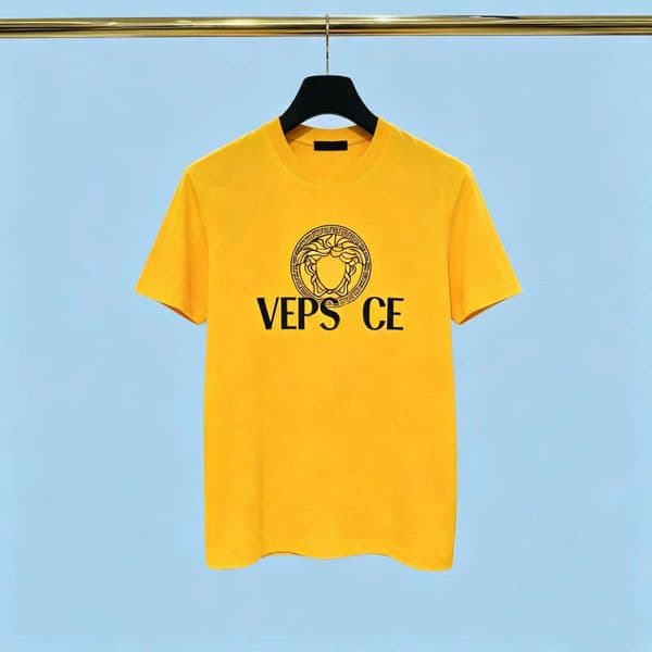 Versaity Shirt Men Summer Designer T-Shirt High-Quality Clothing Brand Designer Men Casual T-Shirt Printing Letters Short Sleeve Round Neck Men Graphic Tee 5D2