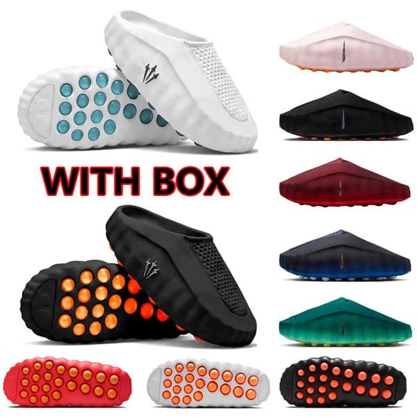 Designer Sandals Nocta x mind 001 Slide mind 002 Summer Slippers Palest Purple Black Chrome Smoke Football Grey Light Bone Solar Red mind001 mind002 Men Women Slides