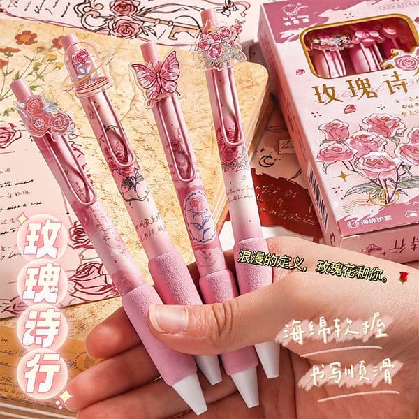 Retractable Gel Acrylic High Aesthetic Student Exam Gift Meeting Office Signature Pen