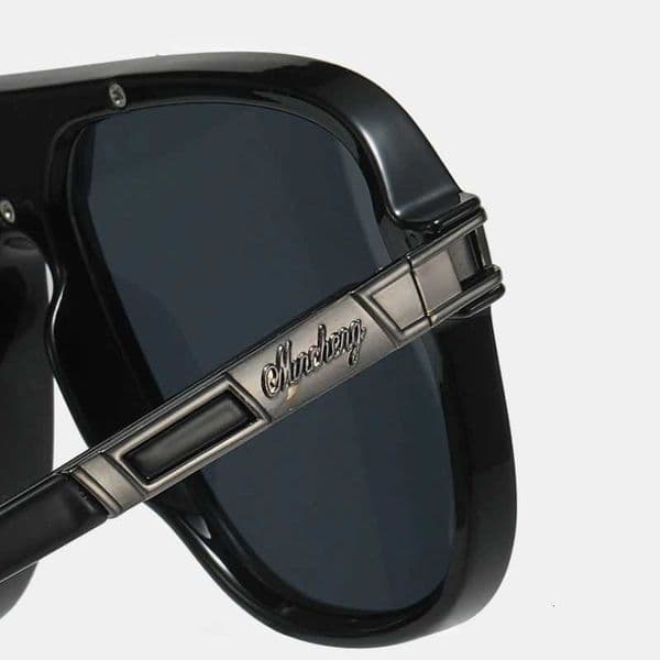 Mens Vintage Double Bridge Sunglasses Classic Square Pilot Driving Glasses Retro Fashion Sun Glasses for Men UV400 H260527