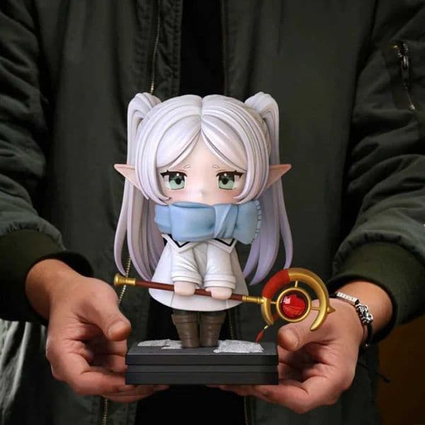 14cm Frieren Beyond Journeys End Anime Girl Figure Frieren Action Figure PVC Collectible Desktop Ornaments Model Doll Toy Gift H260527