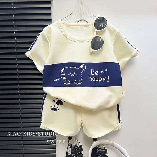 Children's Sets mother Kids Clothes Boys Girl T-shirt Shorts 2PCS Short sleeve Baby Children Clothing Toddler Suit Striped W260527