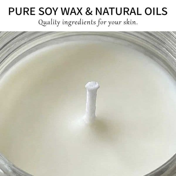 Massage Oil Candle Oud Wood Soy Wax Low Temp Melt Pour Skin Care Body Moisturizing Relaxing Spa Bath Couples Gift Wen BirthdayJ260527