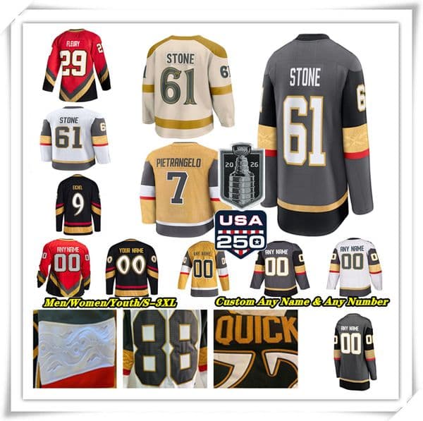Vegas Mitch Marner Jack Eichel Mark Stone Golden Knights Hockey Jersey Pavel Dorofeyev Carter Hart Ivan Barbashev Brett Howden Shea Theodore William Karlsson Smith