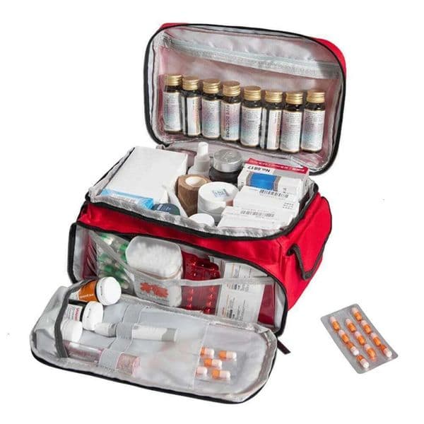 Designer art High-Capacity Portable First Aid Kit, Travel Medicine And Medication Storage Bag Oxford Cloth Organizer Box Emergency Survival Free Shipping 8 9