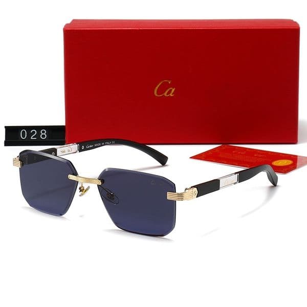 Hot Selling Fashion Vintage Metal Frame Sunglasses Top Luxury Designer For Women Men Senior High Quality Eyewear Classic Eyeglasses Frame Sun Glasses