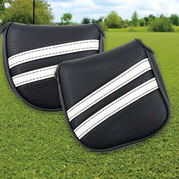 1pc Golf Head Cover Protector Magnetic Closure Mallet Covers for DF3 Putter Etc.( 5.1x5.5) 26L0528