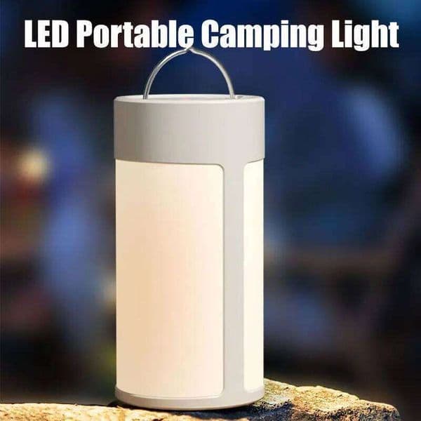 Multifunction LED Portable Camping Lantern 4 Lighting Modes Floodlight Outdoor Emergency Hiking Hanging Tent Lamp With Solar S260527