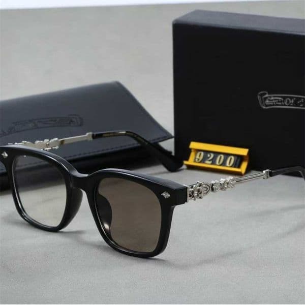 Luxury Brand Best-selling Photochromic For Plain Glasses Black Warrior Style Can Be Fitted With Prescription Lenses Anti-blue Light And Designer Sunglasses