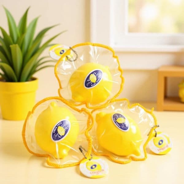 Stitching Lemon Fun Stress Table Pet Toy Pinching New Fruit Stress Relieving Toy