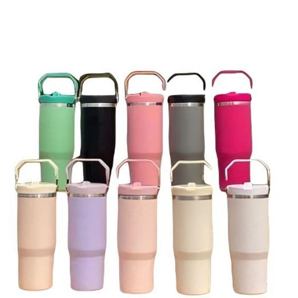 Luxury Designer Decor US Stock SHIP IN 12H Mugs 30Oz Cups Heat Preservation Stainless Steel Outdoor Large room Capacity Tumblers Reusable Le 6 5