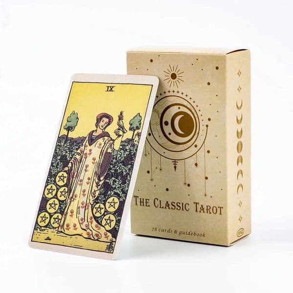 The Classic Tarot Cards Deck 78Pcs For Easy Beginners Fate Fortune Telling Party Tabletop Board Game Toy L260528