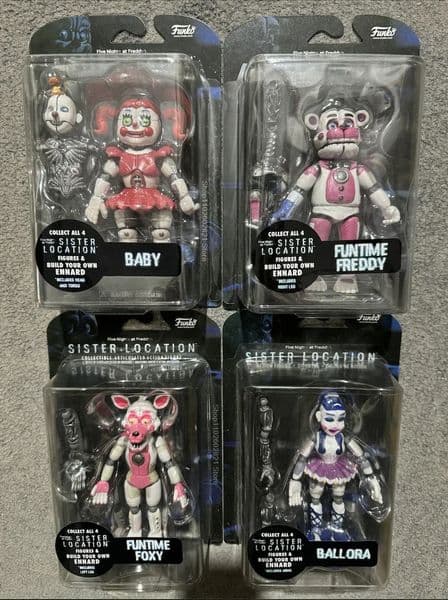 5Inch Action Figure FNAF Sister Location Collectible Toys Funtime Foxy Ballora Arrivals for Fans 260526