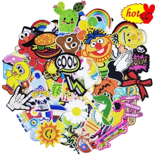 2026 30Pcs Lot Anime Patch For Clothing Kids Bundle cologne Sew Iron On Cute perfume Random Parches Sets Boys Bulk Designer Small Girls Embroidered Free Shippin 6 022
