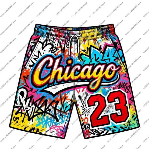 23 Male Running Fitness Mesh Shorts Quick Dry Men Gym Basketball Hot Breathable Casual Sweatpants Chicago Sports Trousers Pants C260528