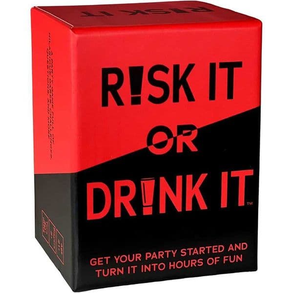 Risk It Or Drink It Fun Party Game For College Card Game Drinking Game Pregame Night Hilarious Dares Challenges Questions Adults L260528