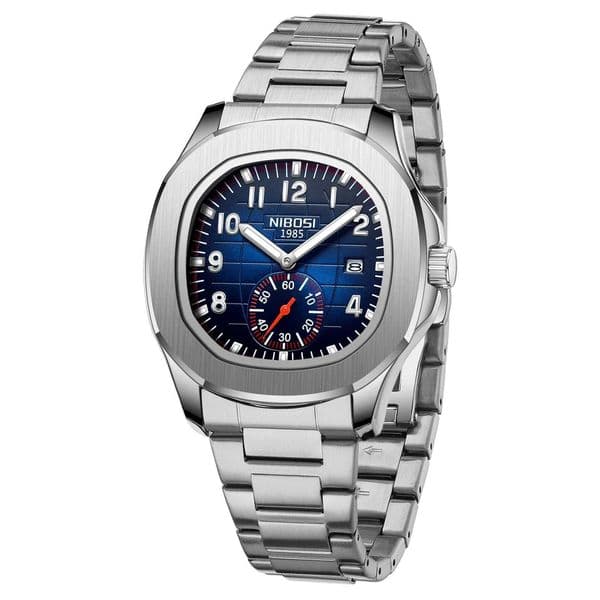 NIBOSI Mens Watches Analog Military Watch with Calendar Stainless Steel Strap Waterproof Mens Wrist Watches Classic MinimalistR260528