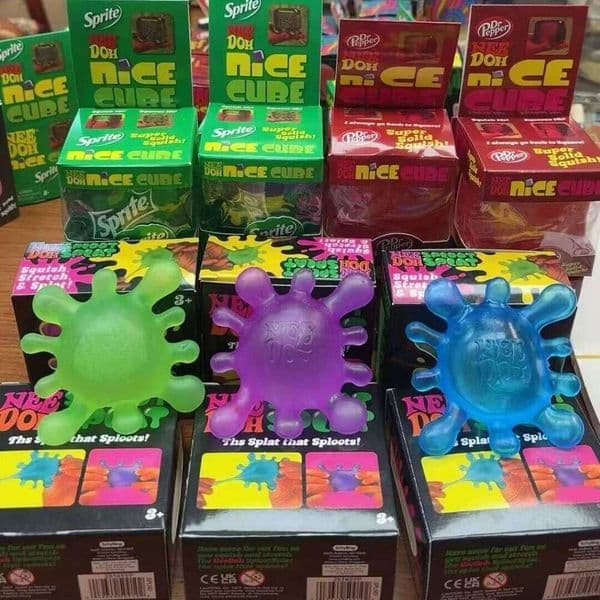 Needoh Nice Stress Reliever Fidget Tool Anxiety &Focus Desk Sensory Cube for Adults & Squeeze Toys Blind Box 26L0528