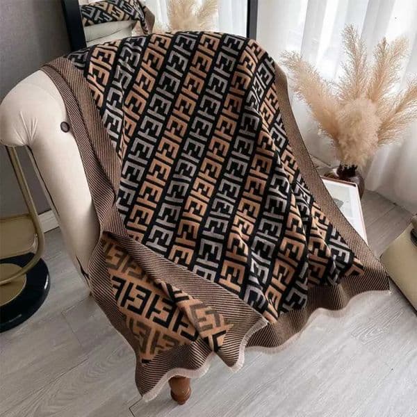 2026 Fashion Blanket cologne Autumn And Winter New Letter Pattern Scarf Femal Simple Retro Imitation Cashmere Fringed Warm Scarves Women Pashmina perfume W 6 022