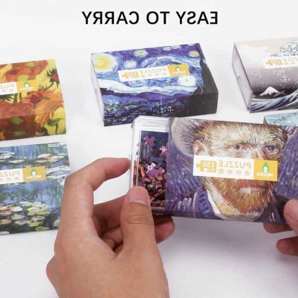 150pcs Matchbox Mini Cardboard Jigsaw Puzzles Toys for Children Adults Learning Educational Assemble Toy Games Jigsaw M260528