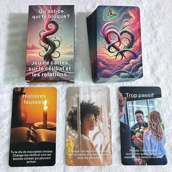 French Love Oracle Cards Singles And Relationship Oracle Deck Uncover Emotional Barriers Twin Flame Tarot Clarity Love L260528