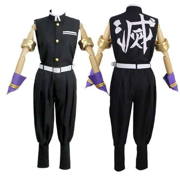 Tengen Uzui Sound Hashira Uniform Outfit for Men Boys Halloween Cosplay Costume