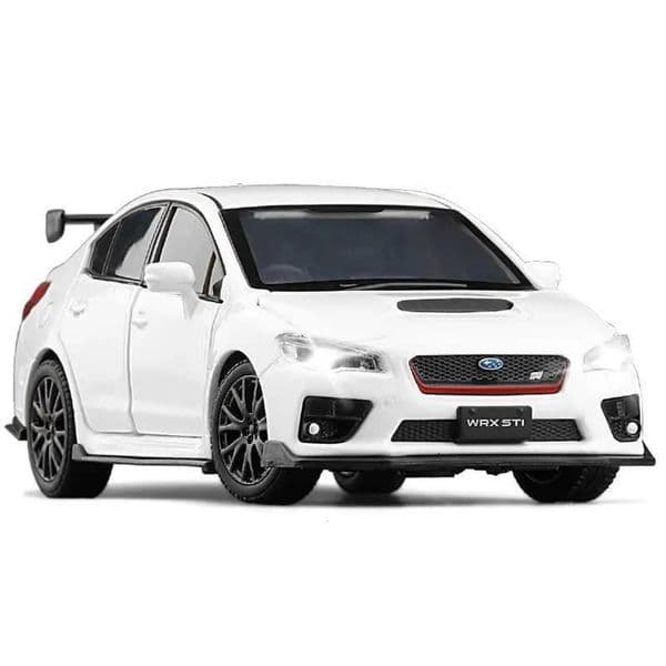 Plane JDM STI WRX Subaru BRZ Supercar Alloy Diecast Miniature With slot car Light Model Childrens Car Car Tr