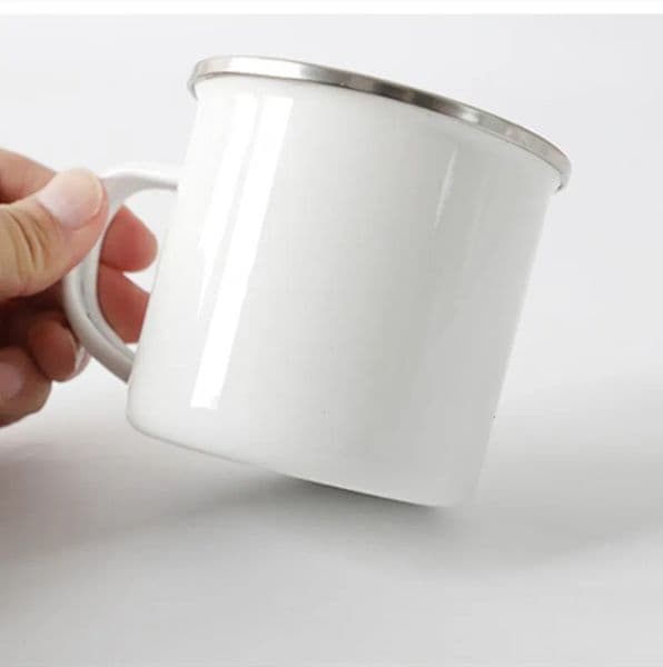 2026 12Oz Camping Metal Coffee Steel Mug Durable Travel cologne Enamel perfume Beverage Mugs Free Shipping 02